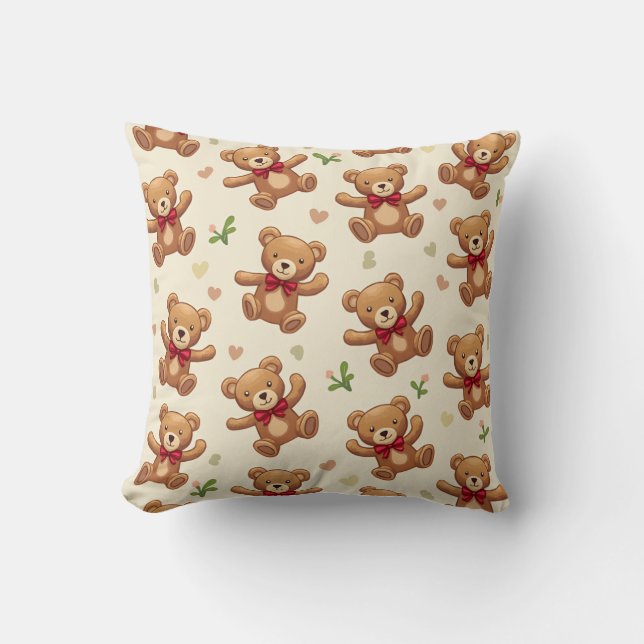 C'est un mignon coussin en forme d'ours. (Recto)