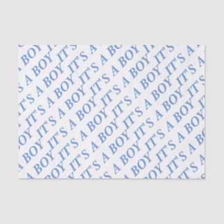 C'est un papier de soie de soie de GARÇON (bleu)