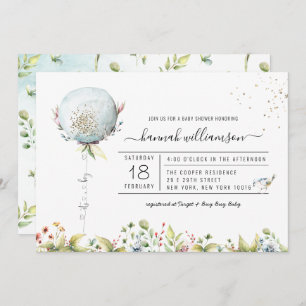 C'est un petit ballon  Invitation Baby shower