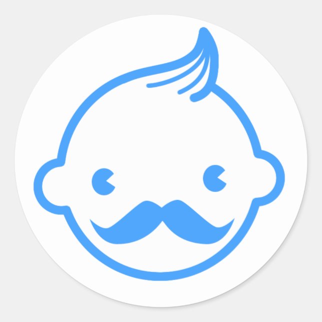 C'est un petit garçon Stickers Baby shower de peti (Devant)