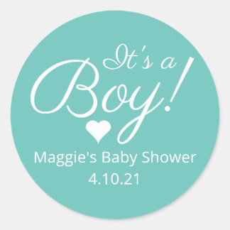 C'est un Stickers Baby shower Garçon