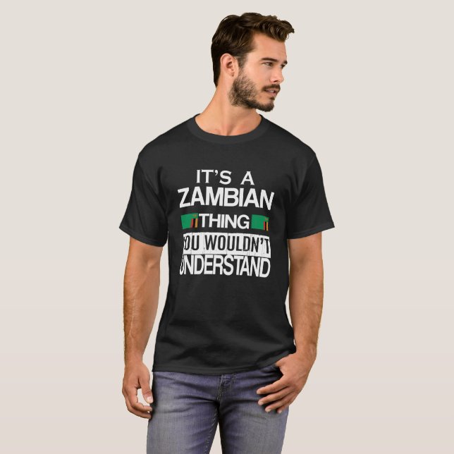 C'est un T-shirt zambien de chose (Devant entier)