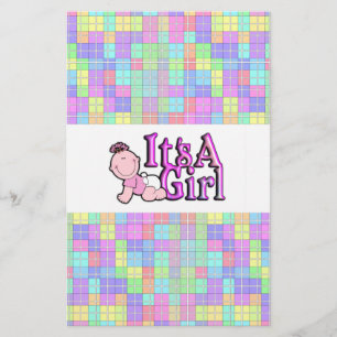 C'est un texte rose fille avec barrette à bonbons