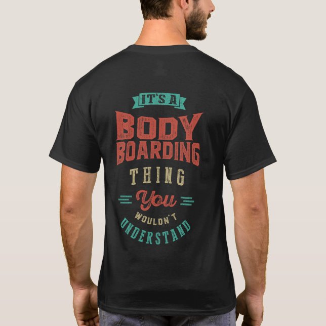 C'est un truc de Bodyboard | T-shirt (Dos)