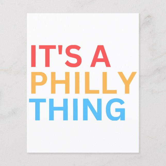 C'EST UN TRUC DE PHILLY (Devant)