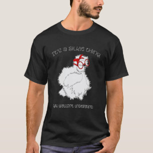 C'est une affaire de Silkie T-shirt de poule Silki