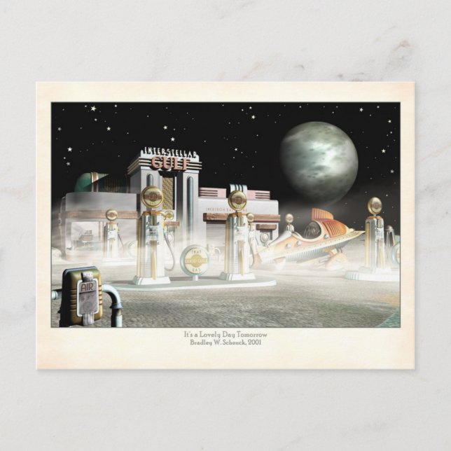 C'est une belle carte postale de demain (Devant)