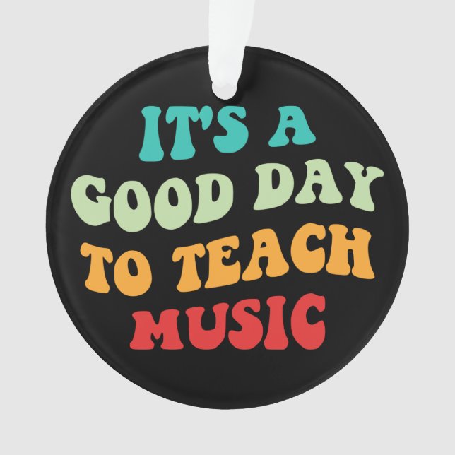 C'est une bonne journée pour enseigner la musique  (devant)