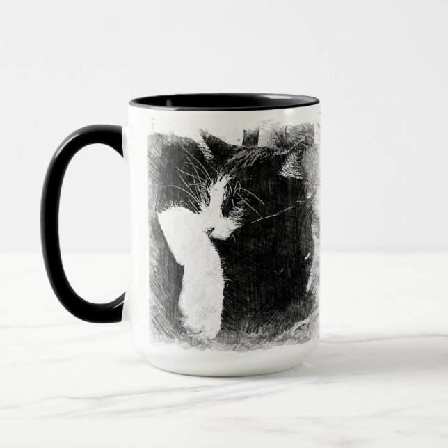 C'est une bonne vie d'être un chat Mug (Gauche)