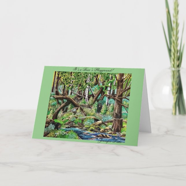 C'est une carte de jeu d'ours (Devant)