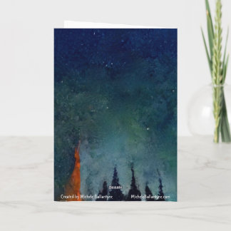 C'est une carte de Noël pour un jeune garçon.