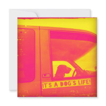 C'est une carte de voeux pour la vie d'un chien