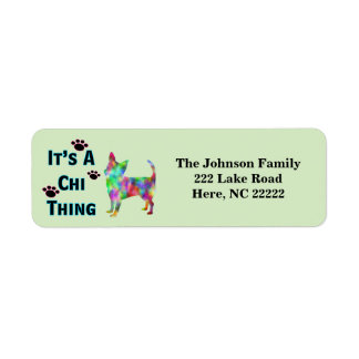 C'est une Chi Thing Retourner les étiquettes d'adr