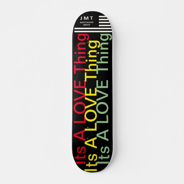 C'EST UNE CHOSE D'AMOUR JMT 7 3/4" Skateboard Deck (Devant)