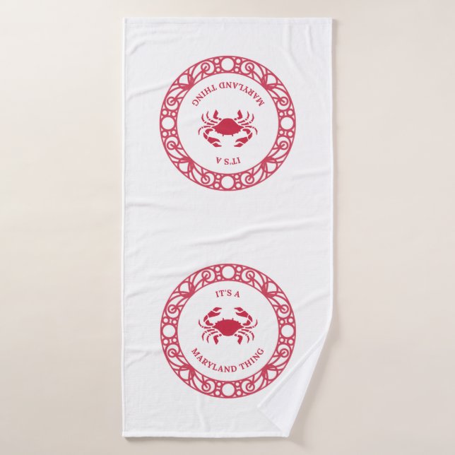 C'EST UNE CHOSE DE MARYLAND (CRABS) (Serviette de bain)