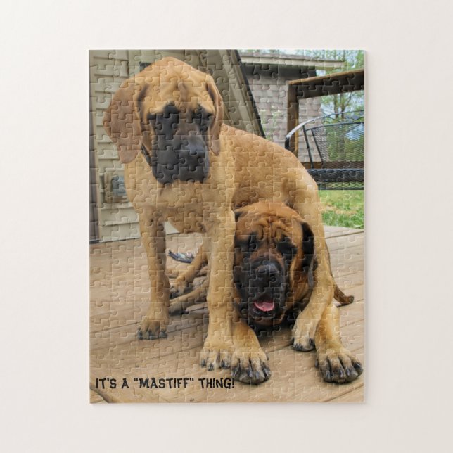 C'est une chose de "mastiff" ! Puzzle anglais de (Vertical)