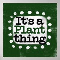 C'est une chose Plante Poster Wall Art