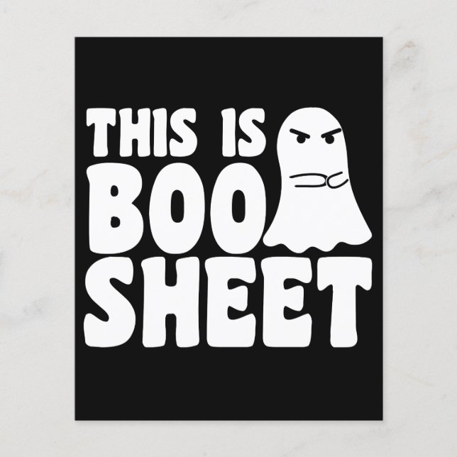 C'est une feuille de Boo Fantôme drôle de costume  (Devant)