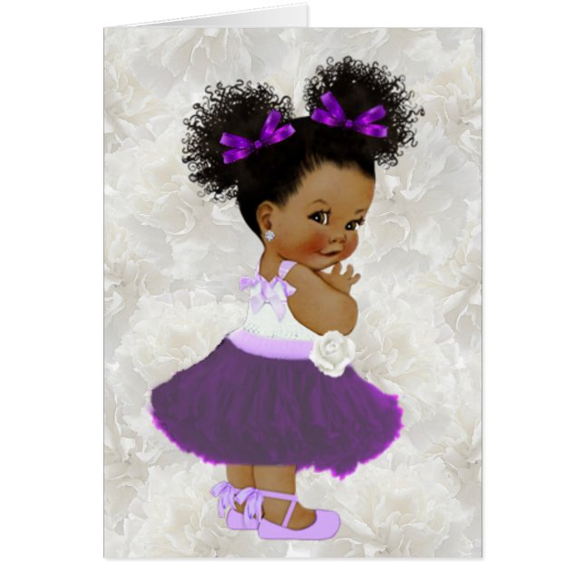 C'est une fille Afro Puff Baby Girl (Devant)