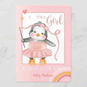 C'est une fille - Bienvenue à la Faire-part mondia