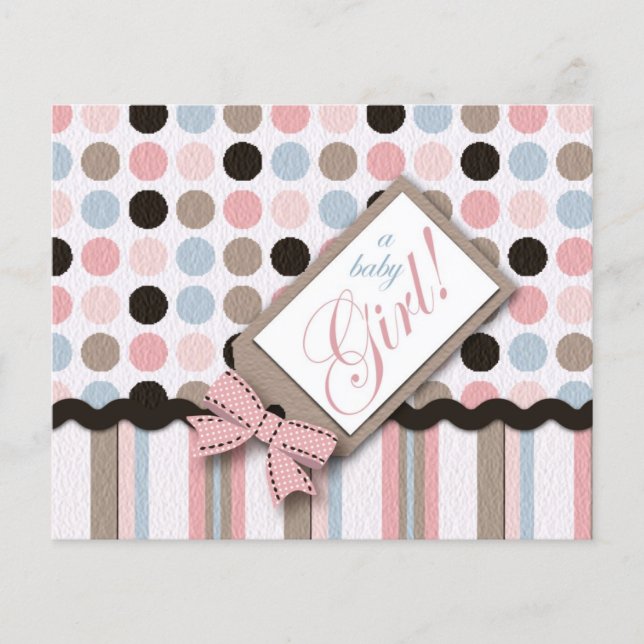 C'est une fille ! Carte conseil (Devant)