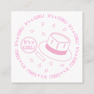 C'est une fille ! faire-part