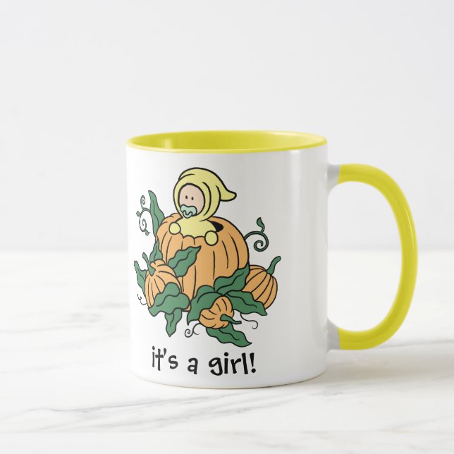 C'est une fille - Mug Souvenir d'Automne (Droite)