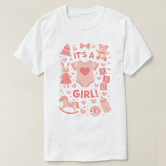 C'est une fille - T-Shirt pour femmes moderne pour