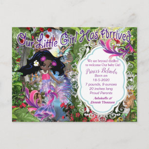 C'est une fille - Une Sirène Fée Carte Postale