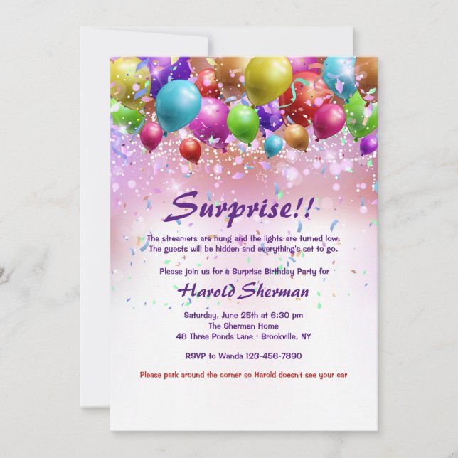 C'est une invitation à célébrer (Devant)