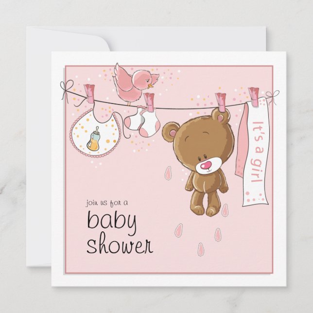 C'est une invitation à la douche pour filles (Devant)