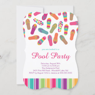 C'est une invitation à la fête de la piscine de Fl