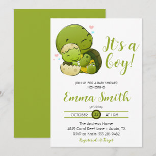 C'est une invitation à une baby shower pour une to
