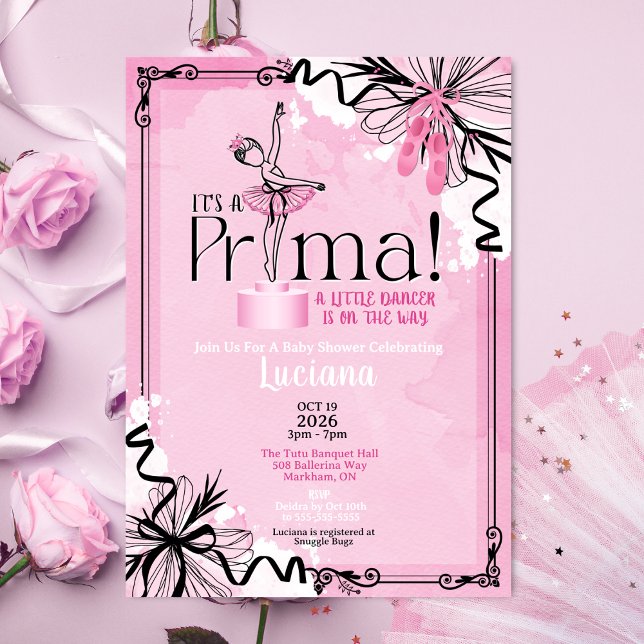 C'est une invitation à une baby shower sur le thèm (Créateur téléchargé)