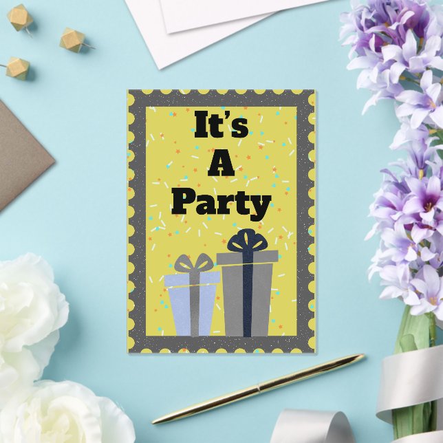 C'est une invitation à une fête (Insitu (Mariage))