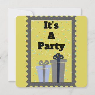 C'est une invitation à une fête