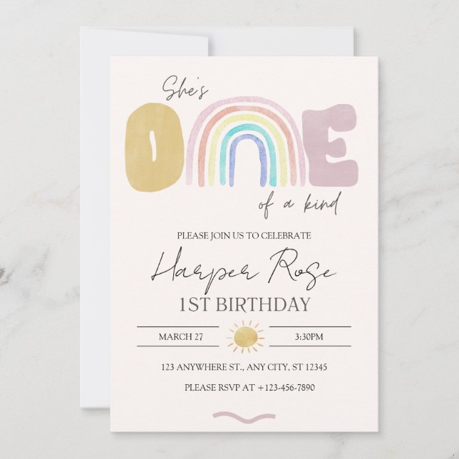 C'est une invitation d'anniversaire (Devant)