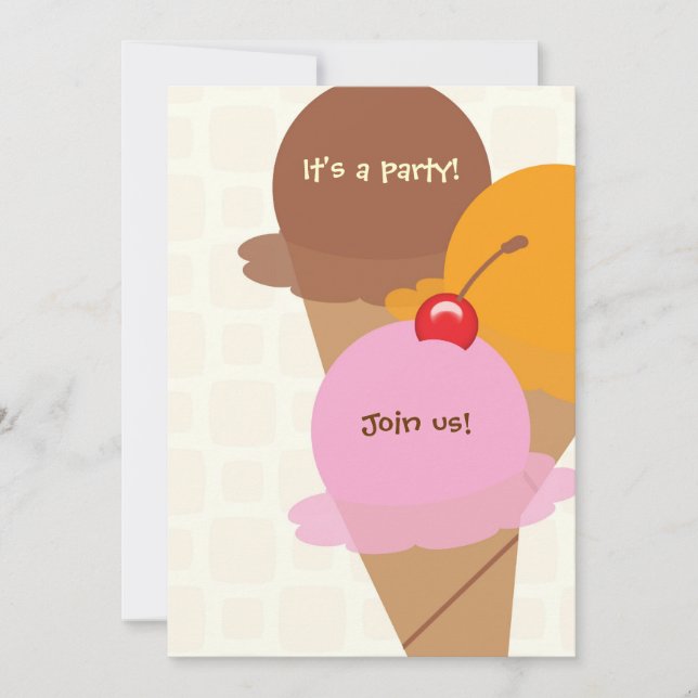 C'est une invitation de fête d'anniversaire de (Devant)