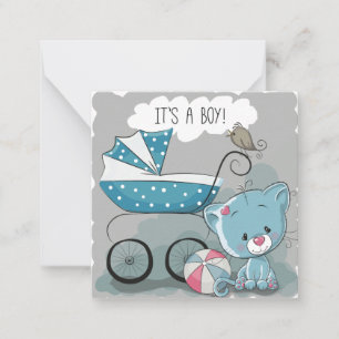 C'est une invitation garçon/Baby shower