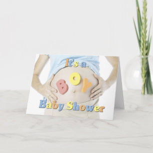 C'est une invitation pour le baby shower Garçon