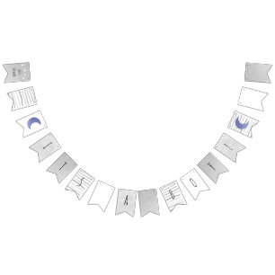 C'est une lune de bannière de drapeau de baby