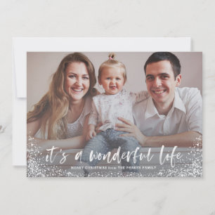 C'est une merveilleuse carte photo de Noël