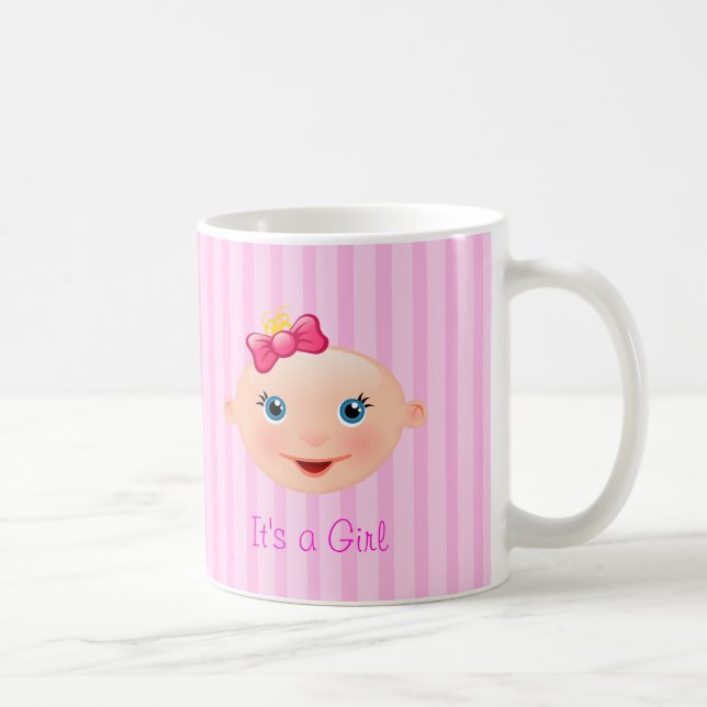 C'est une petite fille au visage rose - Mug (Droite)