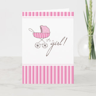 C'est une poussette | Carte baby shower d'invitati