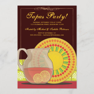 C'est une soirée Tapas ! Invitation de l'heure heu