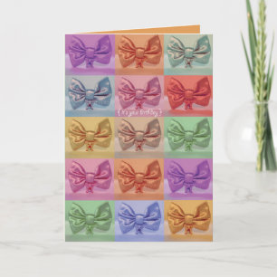 C'est votre anniversaire ! Carte de porcs d'arc