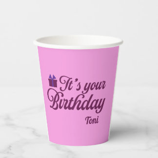 C'est Votre Anniversaire Gobelets En Papier