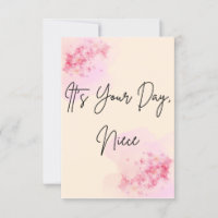 C'est votre jour, la carte d'anniversaire minime n