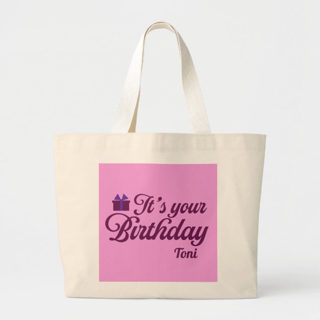 C'est votre sac fourre-tout d'anniversaire (Devant)