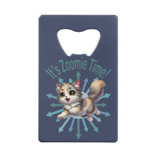 C'est Zoomie Time Cute Tricolor Cat